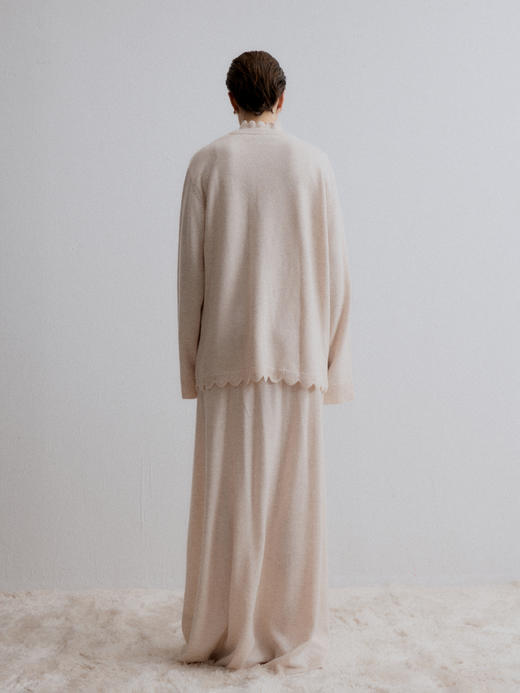 VC｜AW24086 Darsia oversized sweater 针织 [ 灰 / 白 ] 商品图4