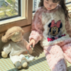 🌈【品牌直发】上衣+裤子速抢59.9❗【三枪&Disney迪士尼联名款儿童插肩袖轻奢睡衣套装】，💥⁭软糯糯的，⁫好暖和❗ ✅100%⁥聚酯纤维面料，⁭随便洗，不变形 商品缩略图3