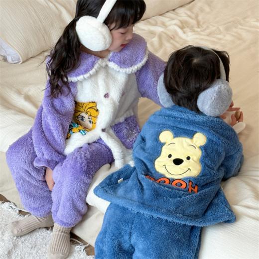 👏【品牌直发】吊牌价499💰，今日单套到手只要💰69❗❗❗ 速抢❗❗❗ 👉幸福感爆棚✨【三枪&Disney迪士尼联名款儿童梳棉绒家居套装】🔥 太让人心动了😎！ 商品图2