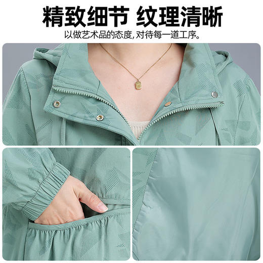 【外套女春秋款】妈妈中年女装 秋装新款风衣 中老年女士早秋大码上衣薄 商品图3
