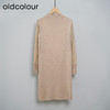 oldcolour秋冬季气质通勤设计感拼接毛织连衣裙假两件GN31106856 商品缩略图1