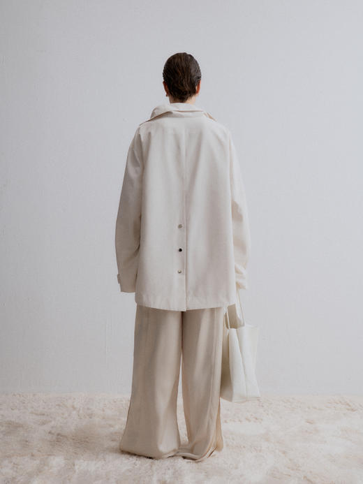 VC｜AW24024 Cosmos satin trousers 长裤 [ 黑 / 香槟白 ] 商品图3