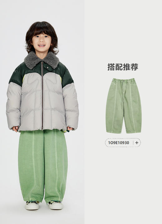 jnby   24年冬款  短款羽绒服  1O0C11540 商品图5