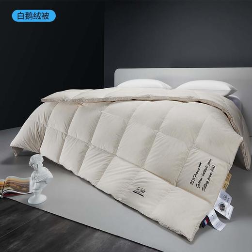 进口95白鹅绒被四季通用被子冬被加厚保暖羽绒被 石墨烯无痕 商品图1