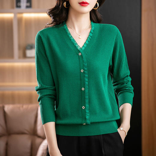 秋季新款 【套头宽松长袖毛衣外穿】大码妈妈时尚休闲洋气针织衫  商品图2