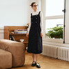 OLrain欧芮儿法式黑色连衣裙女秋季2024年新款赫本风无袖背心裙 商品缩略图0