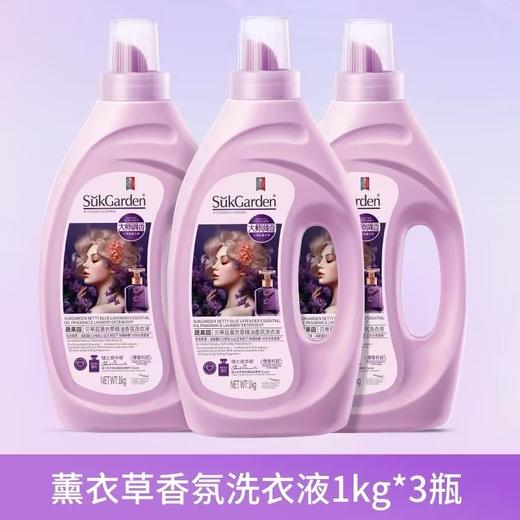 蔬果园贝蒂蓝薰衣草精油香氛洗衣液1kg 商品图5