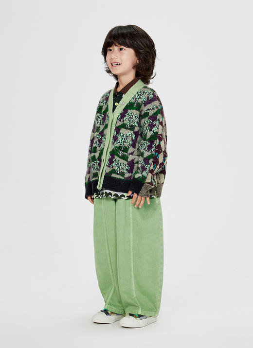 jnby  24年冬款   短款开襟毛衣  1O0312040 商品图5