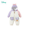 迪士尼宝宝（Disney Baby）男女儿童夹棉卡通米妮连帽连体衣休闲舒适保暖外套24年秋冬季新款ZD4DL013 商品缩略图3