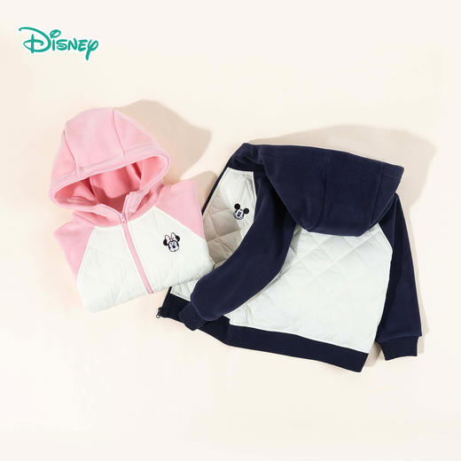 【校服神器】24秋冬男女童新款夹棉外套连帽防风保暖奥利绒棉服ZD4DS007 商品图3