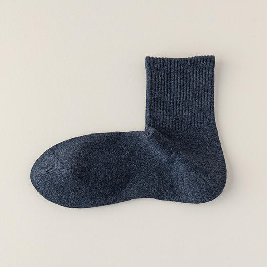 【直角纯色男精梳棉袜】直角纯色男士长筒袜秋冬保暖无骨男精梳棉袜子透气袜 商品图5