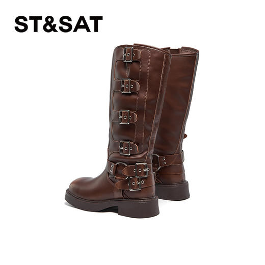 星期六时尚潮流美拉德西部牛仔靴SSC4117448 商品图5