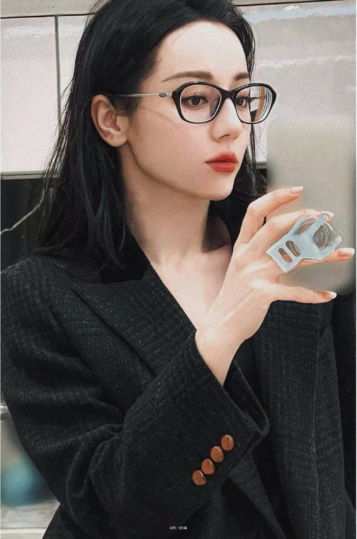 1015-5自留 巨轻巨舒适 迪丽热巴 周也 fake me 猫眼 cindy镜框 镜架 平光镜 商品图1