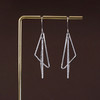 子佩集S925银【乘风】耳环【Z14718】纯银时尚几何三角2410 商品缩略图1
