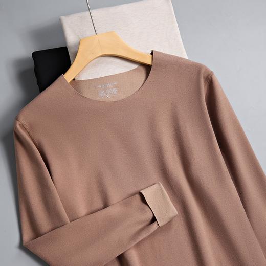 【羊绒保暖】【新款DSF】大依优型大码男装羊绒保暖上衣内衣弹力加绒舒适保暖秋衣 商品图6