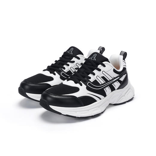 足行健按摩鞋运动鞋男夏季飞织网面青中年情侣款透气鞋子-永不止步 商品图0