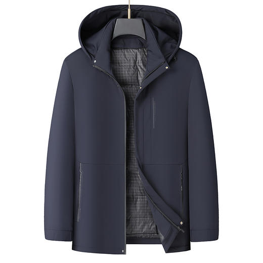 【可拆卸内胆】【新款DX】大依优型大码羽绒服可拆卸内胆可拆卸帽连帽外套加肥加大上衣男士外套胖子 商品图10