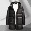 【可拆卸帽】【鹅绒服】【新款DSF】大依优型大码鹅绒中长款羽绒服外套休闲胖子大码男休闲宽松加肥加大上衣 商品缩略图4
