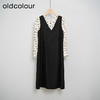oldcolour春秋款法式气质百搭宽松长袖连衣裙两件套女DN33103461 商品缩略图0