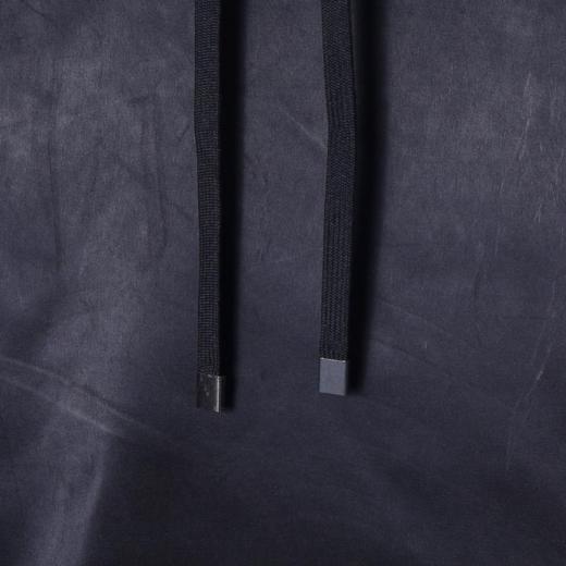 WY344秋冬季新款时尚个性纯色亮面连帽套头卫衣百搭简约宽松潮流 商品图3