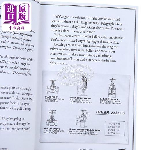【中商原版】逃离泰坦尼克号 运用你的智慧解决谜题以求生存 Escape The Titanic 英文原版 JOEL JESSUP 生活休闲 商品图2