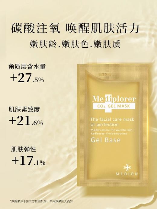 美迪若雅碳酸面膜碳酸注氧提亮肤色涂抹软面膜清洁毛孔补水紧致 商品图3