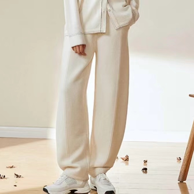   爆单！15天内发完  红莲JMW883-117羊绒休闲裤香蕉裤 730g/条