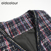 oldcolour冬季复古气质千鸟格百搭宽松马夹背心女DM46032068 商品缩略图2