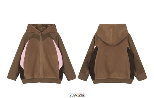 jnby   4年冬款  连帽开襟卫衣  1O0410830 商品图13