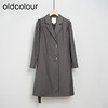 oldcolour春秋款灰色高级感气质通勤长袖西装连衣裙女GN31103877 商品缩略图0