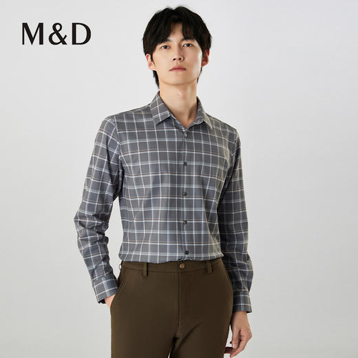 【名盾】长袖衬衫MXCB31665A 商品图1