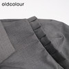 oldcolour春秋款灰色高级感气质通勤长袖西装连衣裙女GN31103877 商品缩略图3