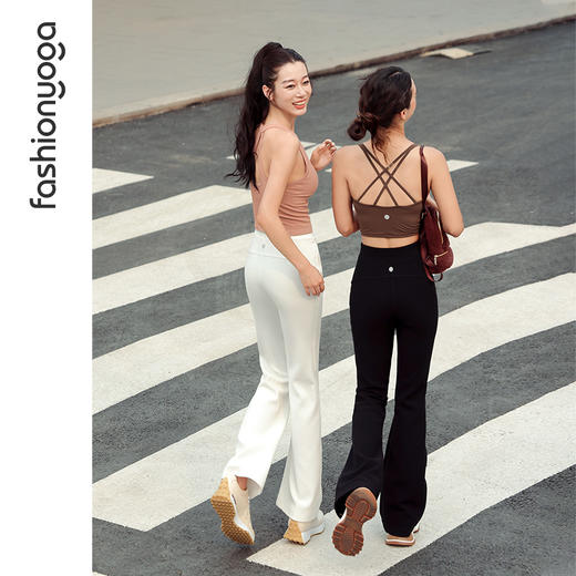 凡圣瑜伽 泡芙喇叭长裤F14980 商品图11