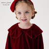 马克珍妮女童优雅丝绒连衣裙宝宝裙子2024年儿童秋冬新款240961 商品缩略图4