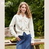 OLrain欧芮儿蝴蝶结飘带开衫毛衣女初秋2024年新款通勤风长袖上衣 商品缩略图0