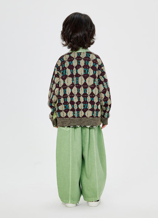 jnby  24年冬款   短款开襟毛衣  1O0312040 商品图6