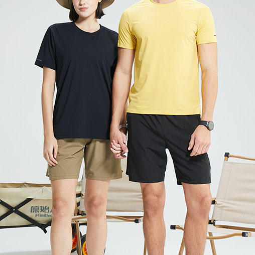 跃牌【跃LEAP-ACTIVE】系列 夏季圆领纯色速干冰丝透气T恤4111006 商品图0