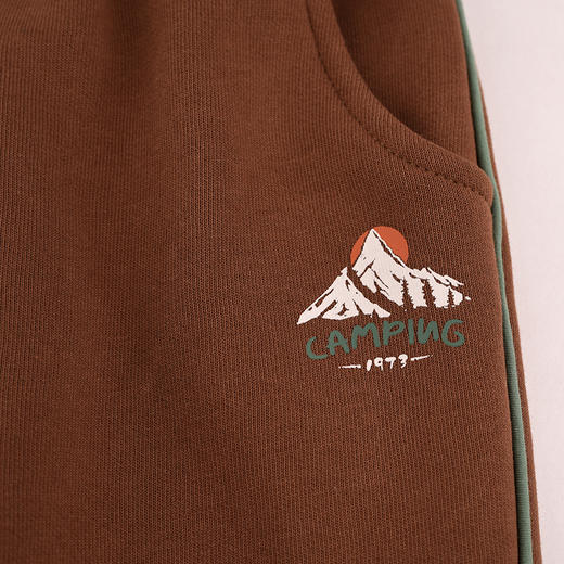 棉果果专柜同款冬季新品男童针织复合绒加绒长裤M412200424635 商品图2