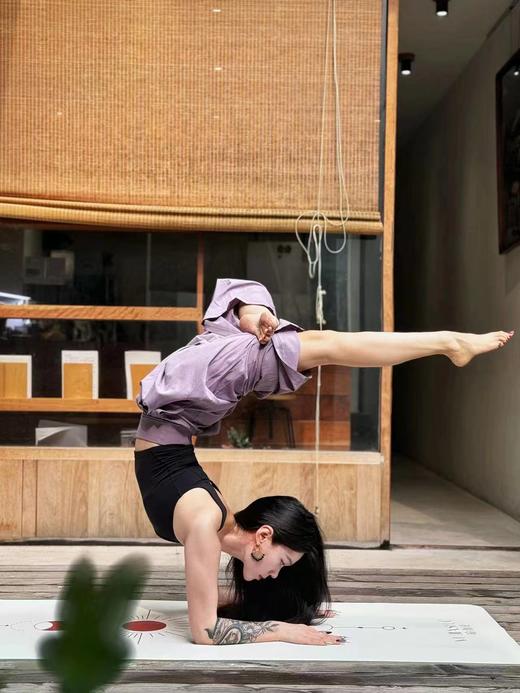 设计师款星光月影系列瑜伽垫磨砂加厚环保橡胶垫 商品图5