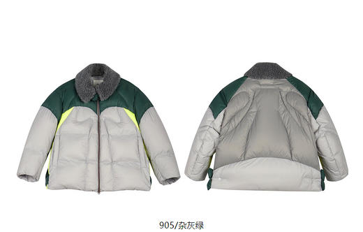 jnby   24年冬款  短款羽绒服  1O0C11540 商品图13