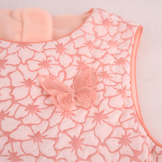 棉果果专柜同款冬季新品女童中国风背心连衣裙M522702724669 商品图4