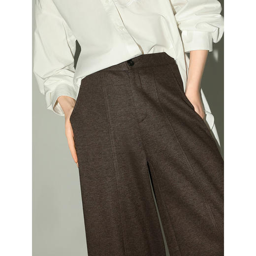 COCOBELLA简约气质针织灯笼裤女秋冬束脚奶奶裤休闲裤PA7046 商品图2