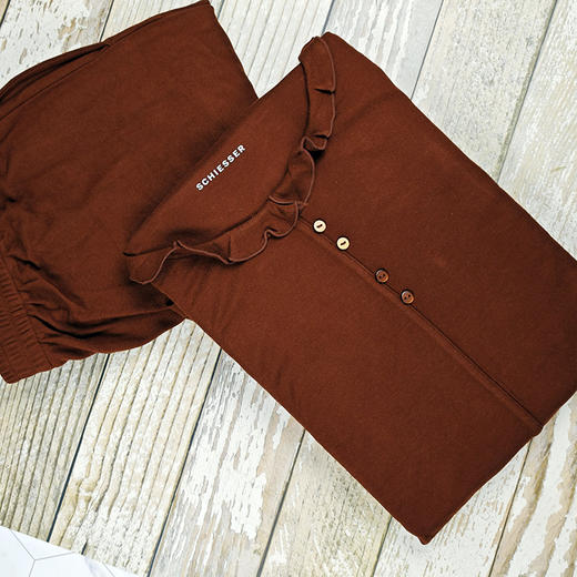 【超软超柔莫加暖】SCHIESSER德国舒雅女士莫代尔+保暖面料家居套装31/23943H 商品图13