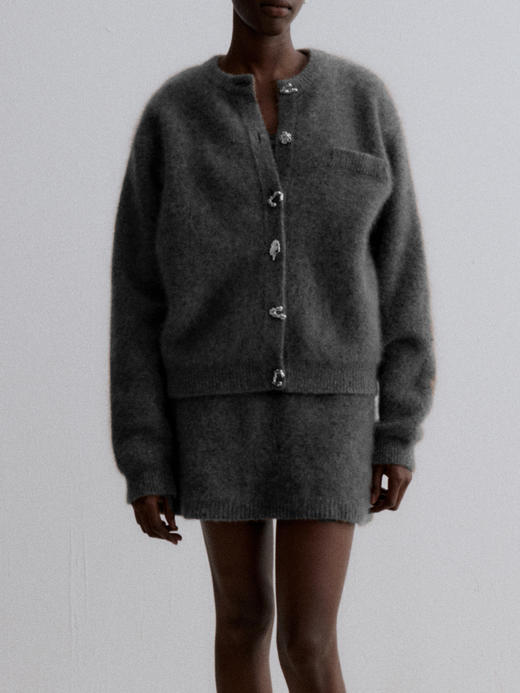 VC｜AW24054 Jaya mohair cardigan 开衫 [ 灰 / 白 / 驼 ] 商品图3