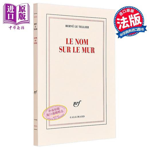 【中商原版】【法文版】刻在墙上的名字 龚古尔奖作者新作 Le nom sur le mur 法文原版 Hervé Le Tellier 现当代文学 商品图0