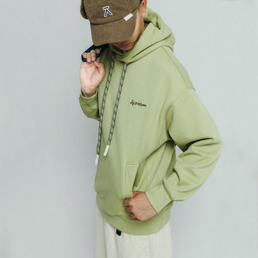 【品牌直发】ACMEITEM爱棵米 户外情侣连帽卫衣抓绒宽松柔软运动上衣男女多色GAF3310806G 商品图3