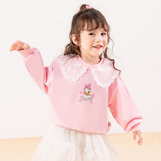 【迪士尼Disneybaby正品新品卫衣】秋冬男童女童上衣舒适儿童卫衣 商品图6