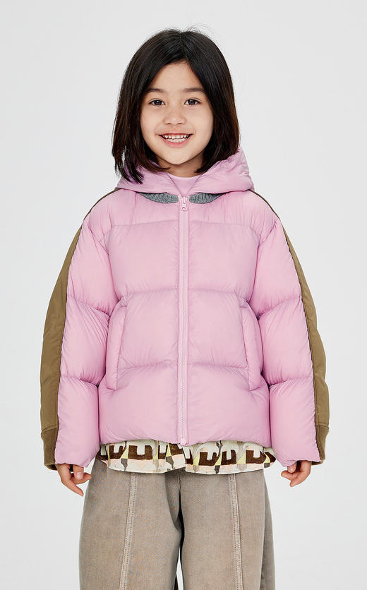 jnby  24年冬款  短款羽绒服  1O0C12180 商品图3