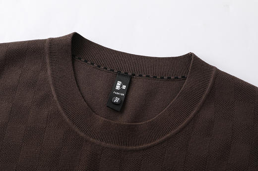 【新款DG】大依优型圆领毛衣针织衫短袖背心休闲针织衫毛背心加肥加大上衣男士胖子大码毛衫t恤打底 商品图5