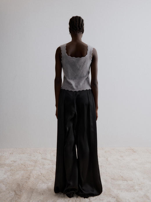 VC｜AW24024 Cosmos satin trousers 长裤 [ 黑 / 香槟白 ] 商品图7